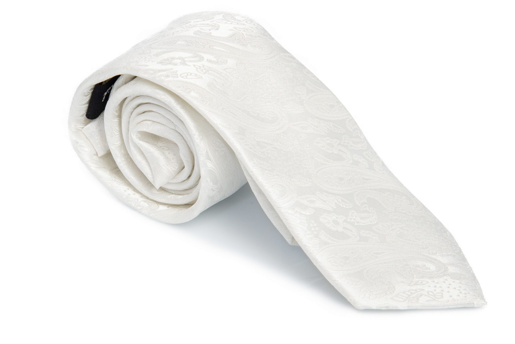 White Paisley Tie – Adelaide Suits Direct