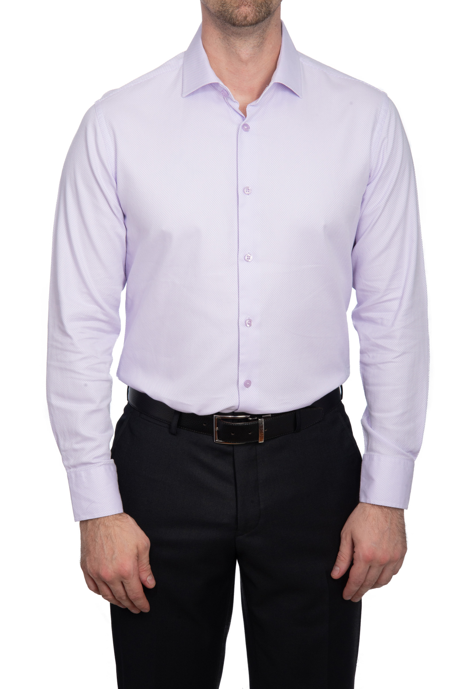 Lilac – Pure Cotton Shirt – Adelaide Suits Direct